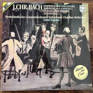 Johann Christian Bach Sinfonien Op. 18 2xLP Gatefold 1976 Philips 6780 025